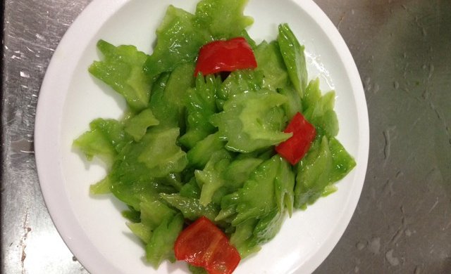 清炒苦瓜