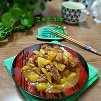 甜酸菠萝炒排骨的做法图解12
