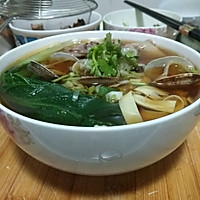猪肉（五花肉）汤面的做法图解4