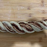 红豆沙麻花手撕面包的做法图解9
