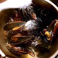 原汁Mussels（青口贝的原味做法）的做法图解4