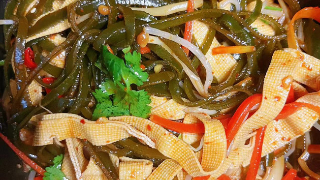 #晒出你的中秋团圆饭#海带丝拌菜，清爽减脂，素食届的天花板！的做法