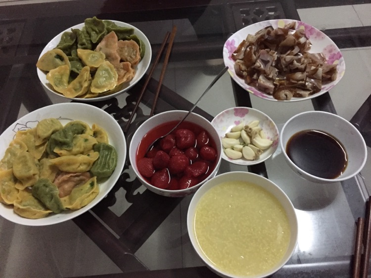 蔬菜汁韭菜饺子的做法图解19