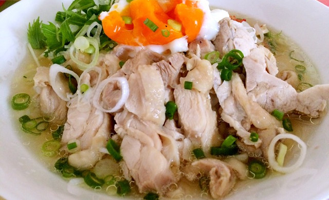 凉鸡汤饭