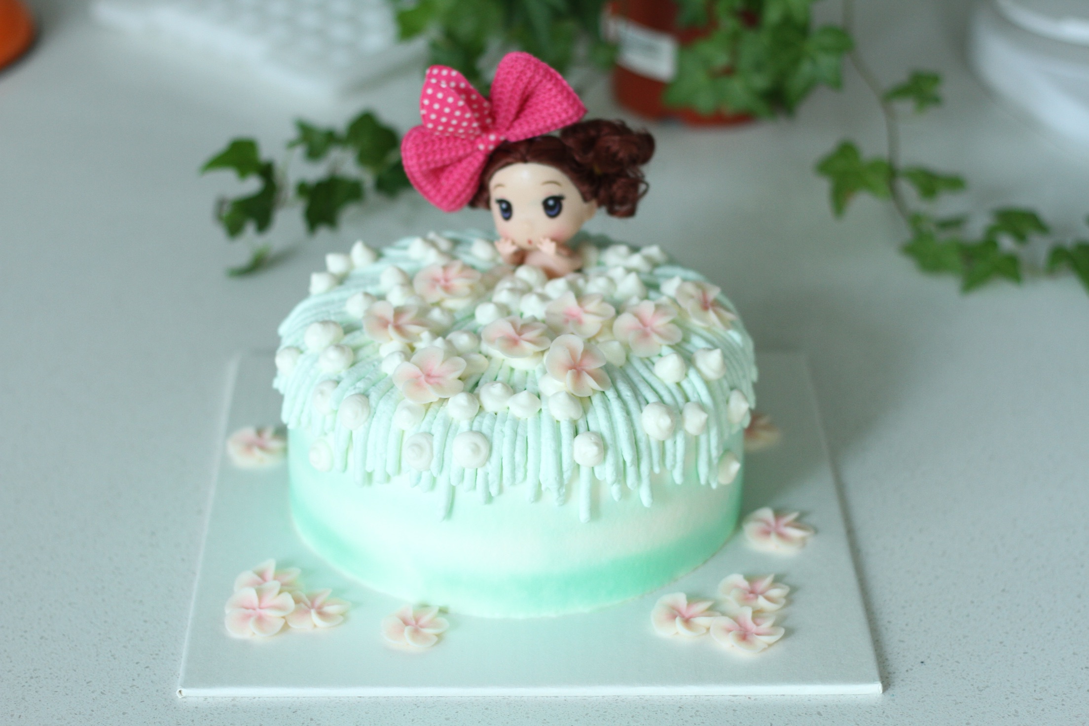 造型蛋糕 芭比娃娃 洗泡泡浴 生日蛋糕 ~ 甜點兒窩廚房