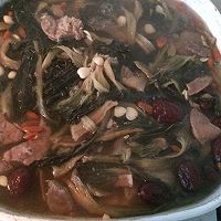 菜干豬肺豬骨汤的做法图解7