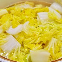 #金龙鱼橄榄油调和油520美食菜谱#冻豆腐炖干贝白菜的做法图解8