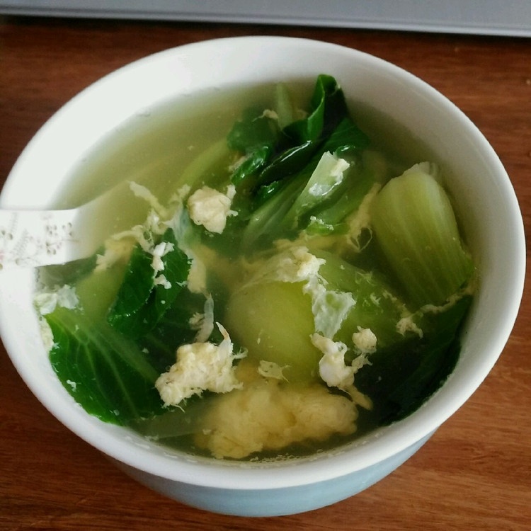 虾皮青菜蛋汤的做法