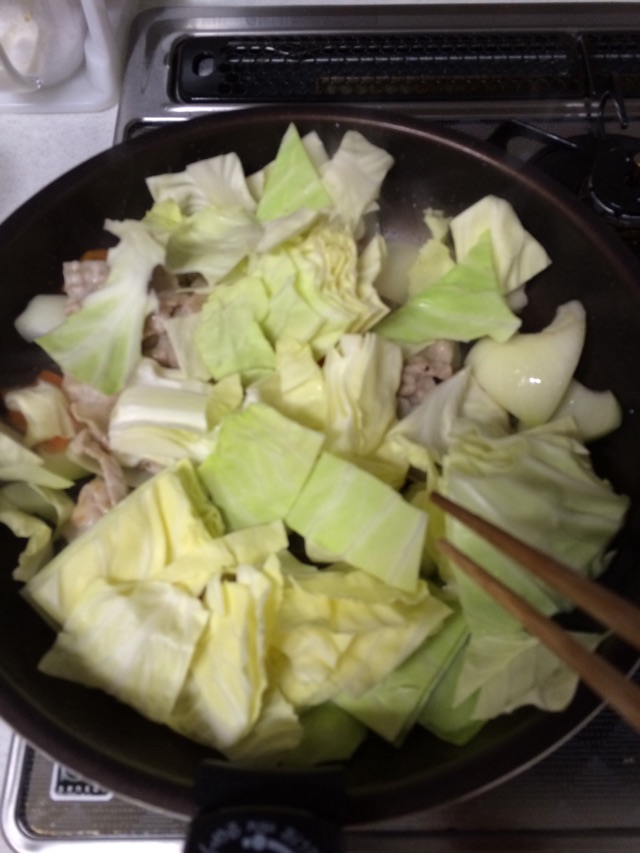 日式炒乌冬面（焼うどん）的做法图解7