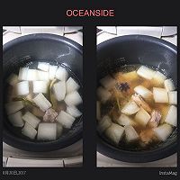 白萝卜炖排骨的做法图解4