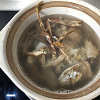 低脂快手汤：砂锅龙虾豆腐汤的做法图解4