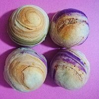 星空蛋黄酥的做法图解14