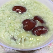 红枣绿竹米粥
