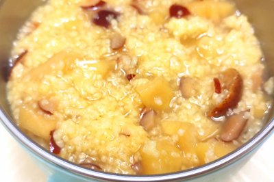 苹果山楂红枣小米粥「开胃、健脾、养胃」