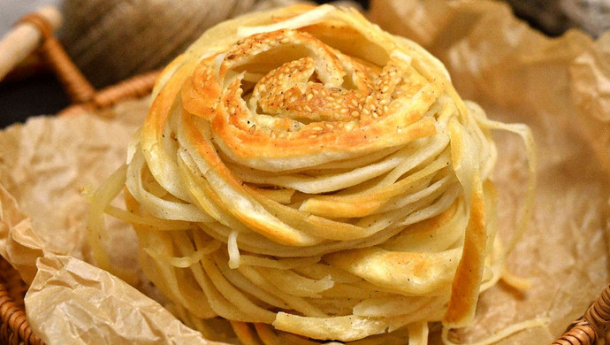 一学就会的千丝椒盐饼
