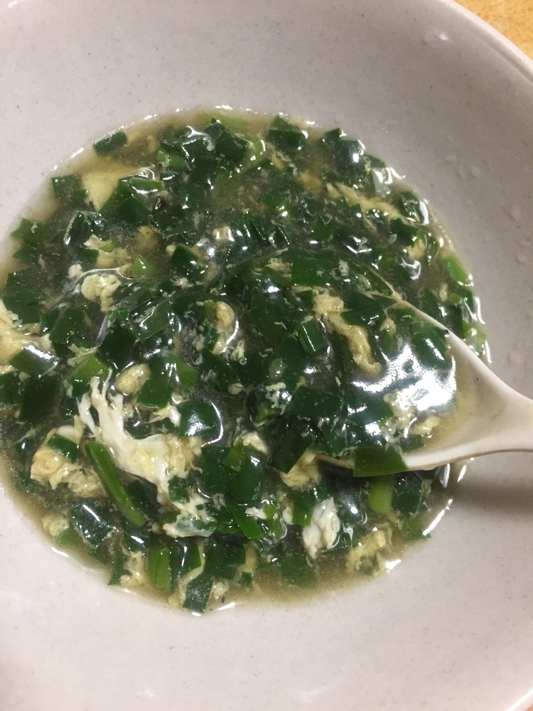 韭菜鸡蛋打卤面的做法
