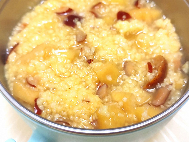 苹果山楂红枣小米粥「开胃、健脾、养胃」的做法