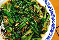 豆豉鲮鱼油麦菜的做法