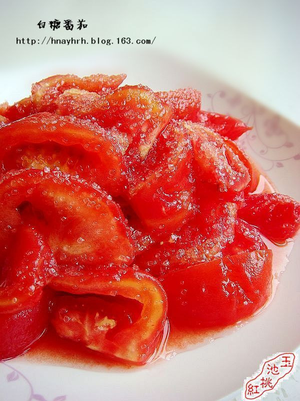 白糖番茄的做法