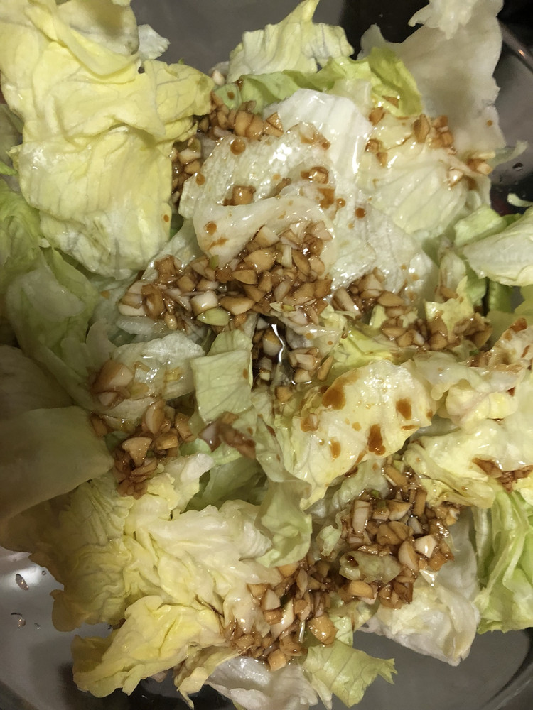 炝拌生菜（包菜）的做法