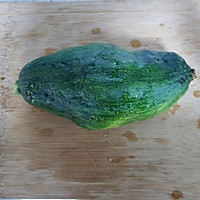 家常炒青南瓜片的做法图解1