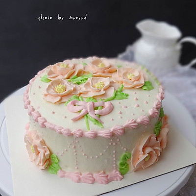 花朵海绵蛋糕