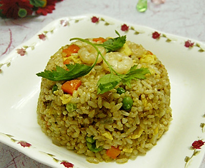 咖喱虾仁炒饭 