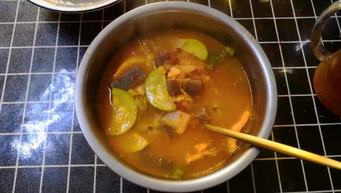 低热量辣白菜荞麦面条汤