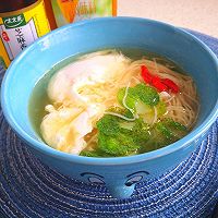 #太太乐鲜鸡汁芝麻香油#鸡汁鸡蛋宝宝面的做法图解8