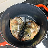 【景德名菜】鱼头烧豆葱的做法图解3