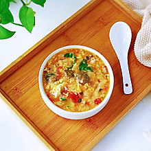 #橄榄中国味 感恩添美味#番茄菌菇疙瘩汤