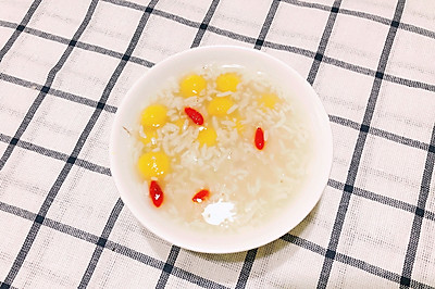 酒酿芒果小圆子