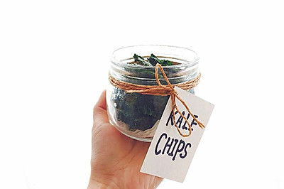 超低卡零食Kale Chips羽衣甘蓝脆片