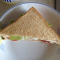 无油低脂健康减肥全麦三明治的做法图解12