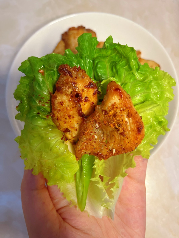 减脂蔬菜鸡肉卷居然吃出烧烤味！低脂晚餐