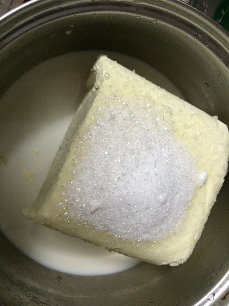 纽约芝士，为你长膘我也甘愿（8寸）的做法图解3