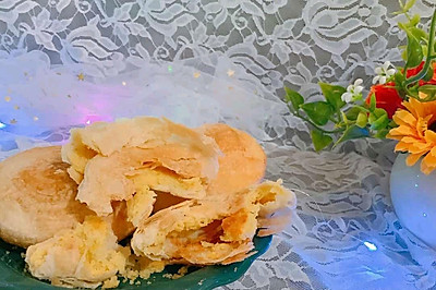 酥到掉渣的绿豆饼