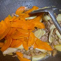高笋胡萝卜炒肉的做法图解6