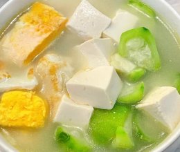 丝瓜豆腐汤的做法
