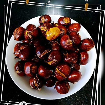 超级简单的烤箱版的糖炒板栗