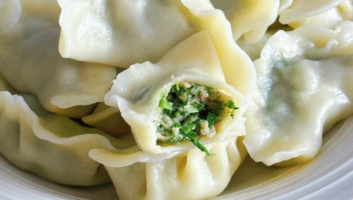 茴香菜猪肉饺子饺子