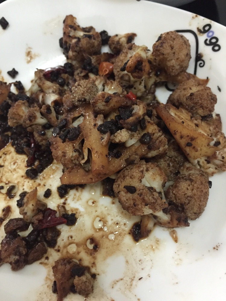 豆豉花菜的做法图解3