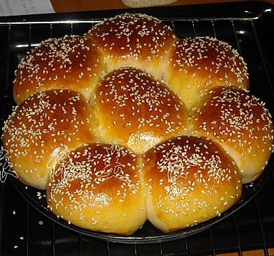 冷藏发酵——花形面包
