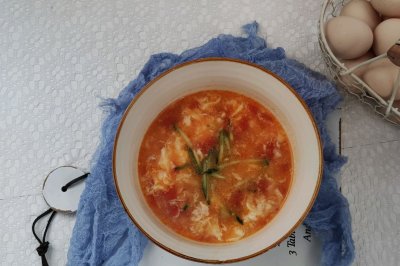 快速早餐～西红柿疙瘩汤