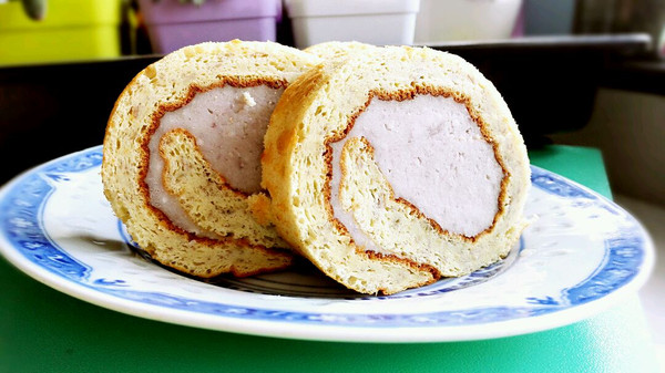 香蕉芋头蛋糕卷