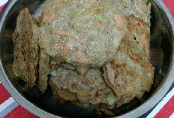 土豆杂粮鸡蛋饼