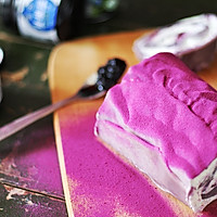 紫薯蓝莓毛巾卷的做法图解17