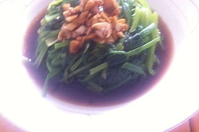 凉拌菠菜