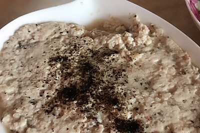 宝宝版虾仁蒸豆腐
