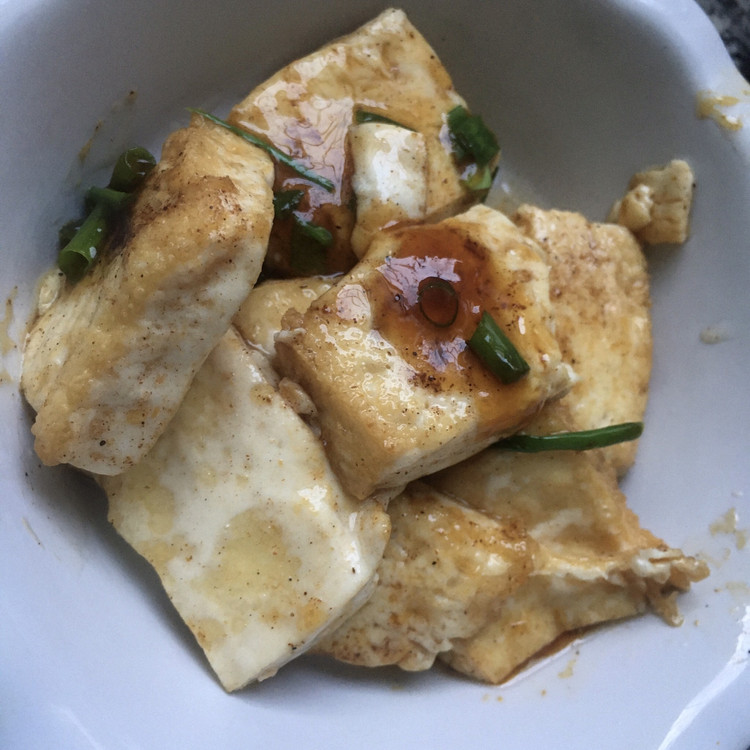 煎水豆腐的做法